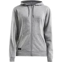 Craft Hoodie Community FZ Damen Grey Melange-S