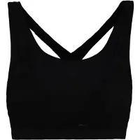 Puma Studio Lace Riemchen BH BH Impact Black Womens Training Crop Top 656685 01