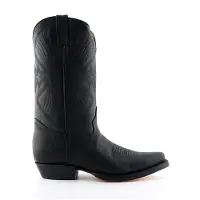 Grinders Schwarze Cowboy-Lederstiefel für Herren von – Louisiana
