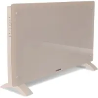 Vonroc Luxuriöser Elektroheizer – Konvektor – Glasfront – 2000W – Beige | WLAN