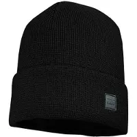 Maximo Beanie Strick, breiter Umschlag, gefüttert, wärmend, weich, unifarben