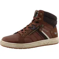 Mustang Shoes Sneaker "Merian" High Top Sneaker, Schnürboots mit Reißverschluss