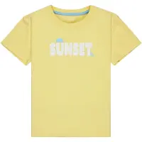 Roxy T-Shirt Orchid Art ERGZT04142 Gelb Regular Fit