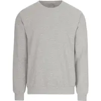 Trigema Sweatshirt "Sweatshirt", Damen, Gr. L, grau (grau, melange), Sweatware, 70% Baumwolle, 30% Polyester, Basic, lang, Rundhals, Sweatshirts Sweatshirt