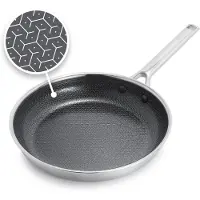 Greenpan Pfannenset Thermobond Hybrid 3-lagiger Edelstahl PFAS-frei Bratpfanne Kasserolle Induktionsgeeignet (28cm)