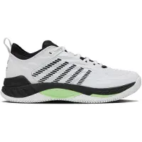 K-Swiss KSwiss Tennisschuhe Hypercourt Supreme 2 Clay/Sandplatz 2025 weiss/schwarz/grün Herren
