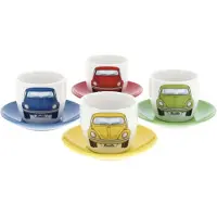 Brisa VW Collection - Käfer Espresso Tassen 4er Set Keramik