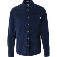 Pepe Jeans für Herren. PM3090844 Clayton marineblaues Hemd (XL), Lässig, Baumwolle, Langarm