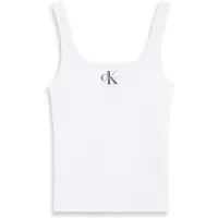 Calvin Klein Jeans Tanktop "MONOGRAM SCOOP NK RIB TANK TOP" Mit Rundhalsausschnitt, regular fit