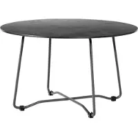 Diamond Garden Bristol Loungetisch Edelstahl/HPL Granit Dunkel