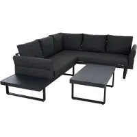 Siena Garden Weston Gartenlounge-Set 3tlg.