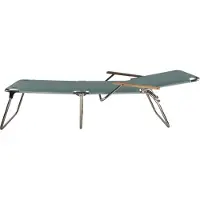 Jan Kurtz Amigo Dreibeinliege mit Armlehnen Aluminium/Esche/Kunstoffgewebe