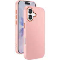 OEM Avizar, Hülle für iPhone 17, mattes Finish mit metallischer Kameraumrandung, Rosa