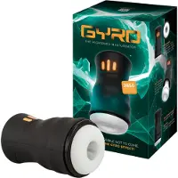You2Toys Gyro - drehender, vibrierender Masturbator (schwarz)
