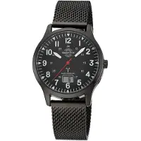 Master Time MTGA-10960-22M Herren-Funkuhr Super Power Aviation Schwarz