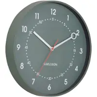 Karlsson - Wanduhr Fresco - Grün - 31.5x31.5x31.5cm