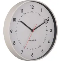 Karlsson - Wanduhr Fresco - Grau - 31.5x31.5x31.5cm