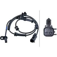 Hella Sensor Raddrehzahl 2-polig Hallsensor 978 mm Kabel für u.a. JEEP GRAND