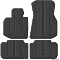 GledRing Fußmatte Gummi für BMW X3 (G45) Vorne Hinten