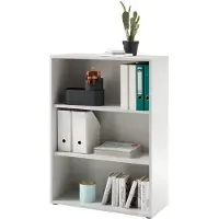 Die Möbelfundgrube Bücherregal Standregal lichtgrau 80 x 111 cm - PRONTO