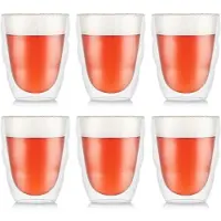 Bodum Teeglas Pilatus Doppelwandig Transparent 350 ml (6er-Set)