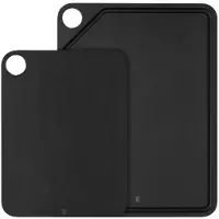 Rig-Tig 2er-Set: Schneidebretter "Cut-It" in Schwarz - onesize