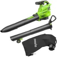 Greenworks POWERALL 48V (24V x 2) Laubbläser / Laubsauger 386 km/h Gen. II - Ohne Akku