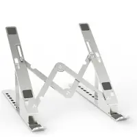Aisens Soporte De Sobremesa Ajustable Para Portatil Tablet Plata