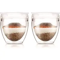 Bodum Glas Pavina To Go Transparent 200 ml (Set von 2 Stück)