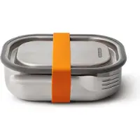Black+blum Lunchbox, (1 tlg.), (3-in1), auslaufsicher, mit Silikon-Ventil, Gabel und Gurt, 600 ml