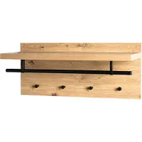 Die Möbelfundgrube Wandgarderobe Paneel Eiche 75 x 30 cm - PARMA