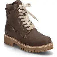 Tamaris Lederstiefelette - Mocca Leder