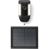 Ring Spotlight Cam Pro Battery, IP-Sicherheitskamera, Draußen, Kabellos, Decke/Wand, Schwarz, Box