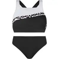 Speedo bedrucktes Haus von Holland Blackwhite Frauen Zwei Stücke Badeanzug 8 121933503