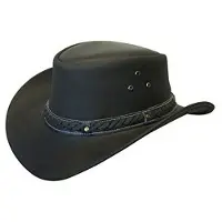 Infinity Leather Cowboy Outback Echtleder Aussie Bush Hat
