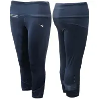 Diadora Womens Navy 6/8 Leggings