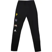 Puma Womens Fierce Cat Leggings Grafiklogo enge schwarze 579064 01
