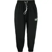 Puma King Logo gewebte Trackhosen Schwarze Herren Jogger 598418 01