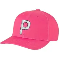 Puma P 110 Verstellbare Pink Herren Golf Cap 022537 31