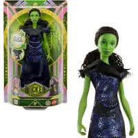 Wicked Wicked: For Good von Universal Pictures Elphaba-Puppe, filmgetreues Outfit, singt „For Good“, Modepuppe, Weiblich, 4 Jahr(e), Junge/Mädchen, Mit Ton, 300 mm