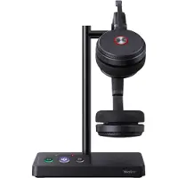 Yealink WH62 Dual Teams Headset, Kabellos, 20 - 20000 Hz, Büro/Callcenter, 127 g, Kopfhörer, Schwarz