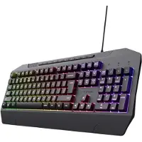 Trust GXT 836 Evocx Tastatur Gaming USB QWERTY US Englisch Schwarz