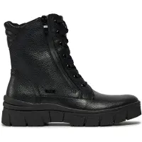 Caprice Damen Stiefelette Boot Schnürung Schaftrand gesteppt Profil 9-26235-41, Größe:40 EU, Farbe:Schwarz
