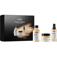 L'Oréal Professionnel Série Expert Absolut Repair Trio Geschenkset – Shampoo 300 ml + Maske 250 ml + Öl 90 ml
