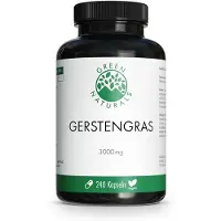 Heilpflanzenwohl GmbH GREEN NATURALS Gerstengras 3000 mg Kapseln vegan 240 St