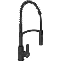 WASSERWERK 5021329 Ventari, Spültischarmatur schwarz matt, Hochdruck Ventari, Spül...