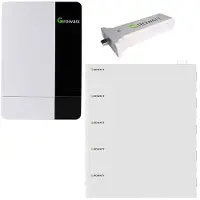 Growatt SPF3500 ES 3,5kW Off-Grid Wechselrichter mit AXE 25.0L Solarspeicher-Set
