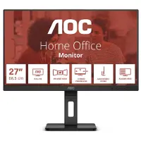 AOC E3 27E3QAF, 68,6 cm (27"), 1920 x 1080 Pixel, Full HD, LED, 4 ms, Schwarz