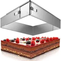 4smile Backrahmen Premium, mit Klemmung, aus Edelstahl, verstellbar von 29x20 bis 52x34 cm, Höhe 5 cm