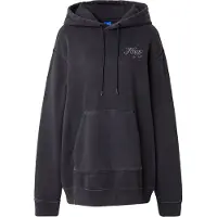 Hugo Blue Oversized Hoodie mit Strass-Logos Grösse XS